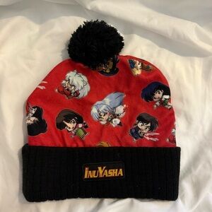 EUC Rare InuYasha Chibi Characters Pom Beanie